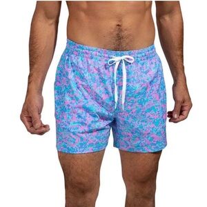 Chubbies The Pinky Bluesters 5.5 Swim Trunks
